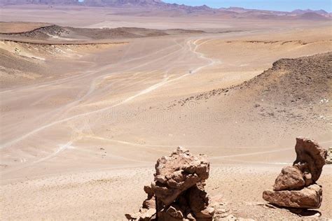 The Atacama Desert Chile Stock Photo Image Of Vehicle 84542748