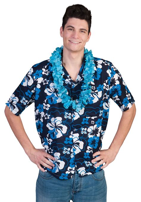 Mens Hibiscus Hawaiian Shirt