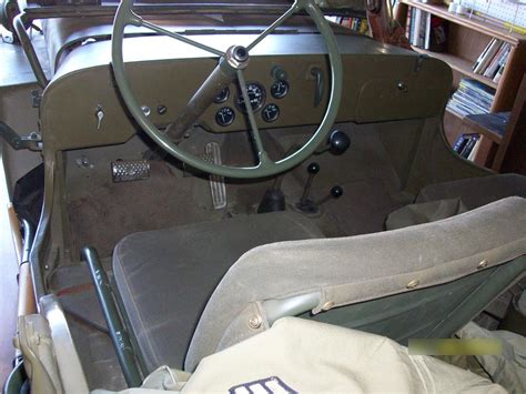1945 Willys Military Jeep Interior 96748