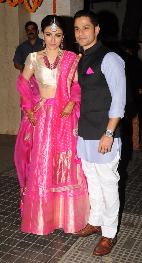 soha ali khan and kunal khemu s wedding reception photos