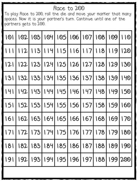 Numbers 100 120 Freebies Math Expressions Kindergarten Math