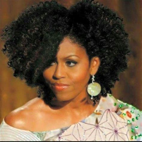 Michelle Obama Natural Hair Styles Black Natural Hairstyles Hair Styles