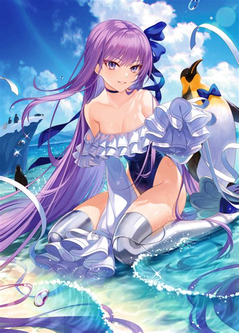 michi iawei meltryllis meltryllis fate meltryllis swimsuit lancer fate meltryllis