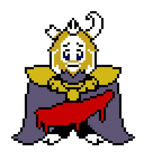 Download Asgore Sprite Undertale Asgore Pixel Art Clipart Png Images