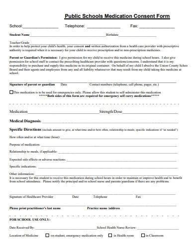 Free 10 School Consent Form Samples And Templates In Ms Word Pdf