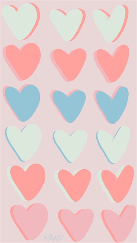 Preppy Hearts Wallpapers Wallpaper Cave