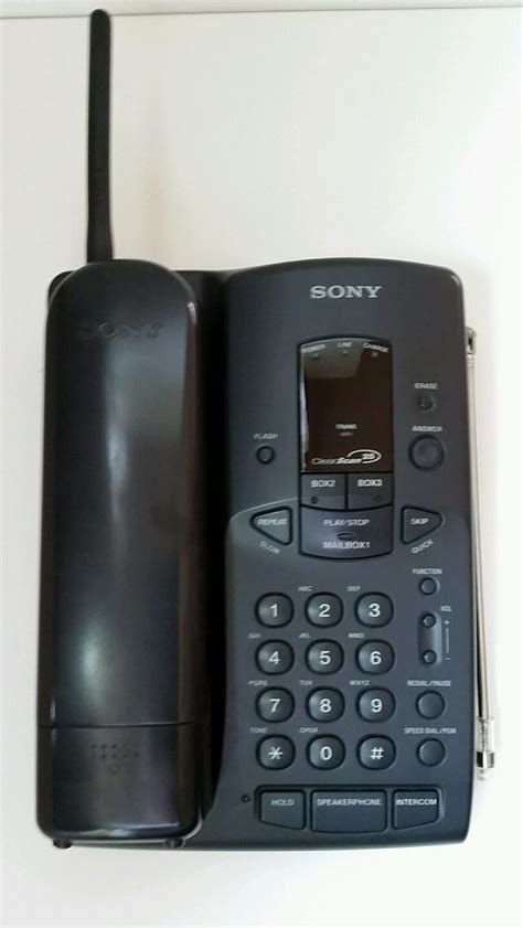 Sony Spp Aq600 Cordless Phone With Digital Answering System Ebay