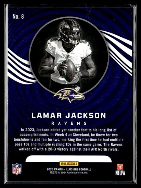 2023 Panini Lamar Jackson Baltimore Ravens 8 EBay