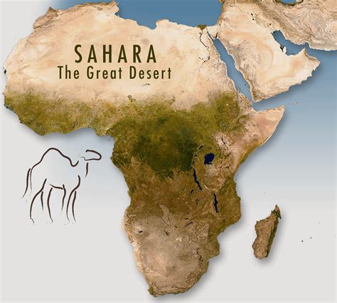 Map Of Africa With Sahara Desert Northern Great Lakes In An Alternate