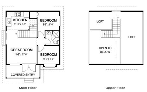 Cardinal Cabin Plan Brad Grindler Linwood Custom Homes