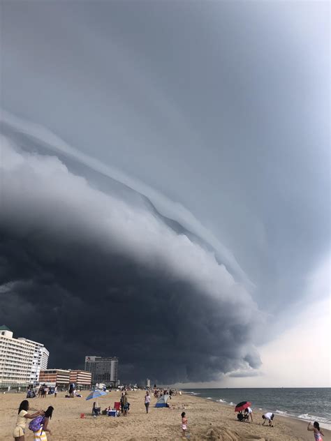 This Was A Storm That Hit Virginia Beach A Couple Months Ago Clouds