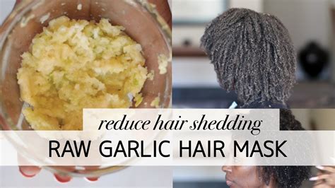 Outdoor cats tend to shed more in spring and keep their warm coat inhalant allergies can cause hair loss. Stop Excessive Hair Shedding | Raw Garlic Hair Mask - YouTube