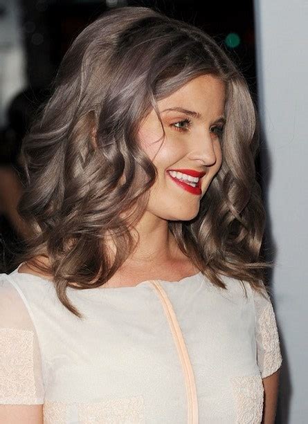 The young embrace grey hair. Which Shade of Gray Hair Do You Like Best on Kelly ...
