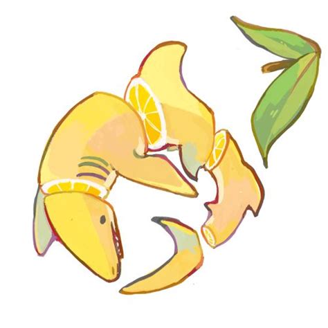 Sharkees ~ Lemon Shark Pretty Art Creature Art Cute Art