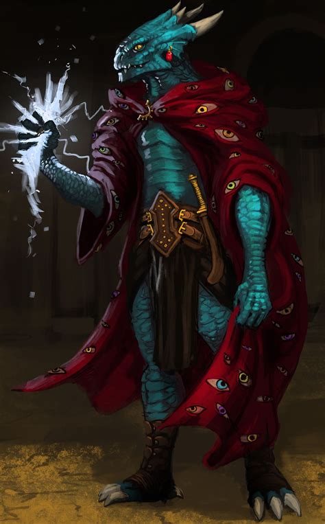 King Of Explodia Dragonborn Sorcerer Dandd Character Commission