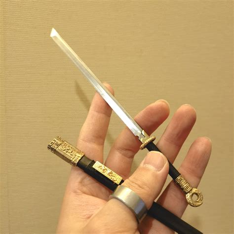 New Mini Ring Pommel Saber Sword Chinese Han Dynasty Saber Etsy Canada