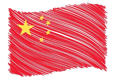 China Flag Art Stock Vector Illustration Of Flag Liquid 7495038