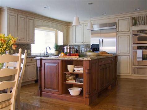 This Traditional Kitchen Comes To Life With The Two Toned Cabinetry And