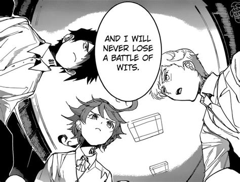 Tpn Manga Main Trio Norman Will Never Lose A Battle Of Wits Neverland Anime Manga