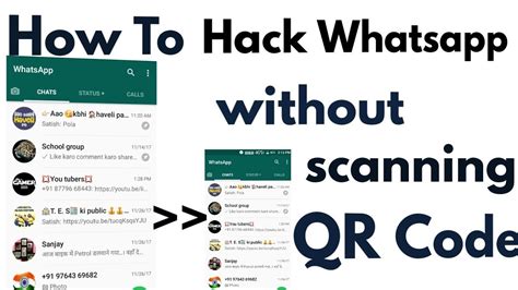 How To Hack Whatsapp Without Scanning Qr Code New Trick 2017 2018