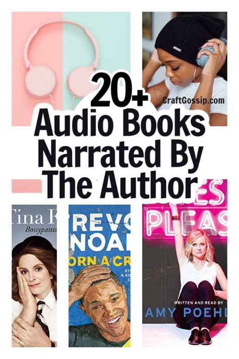 Amazing Audiobooks Narrated By Their Authors Indie Crafts