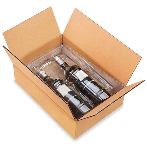 Plastic Wine Shippers 2 Bottle Pack S 20639 Uline