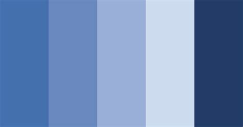 Calming Blues Color Scheme Blue