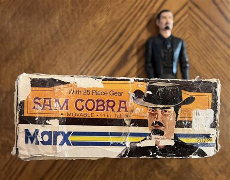 Marx Johnny West Vintage Best Of The West Botw Sam Cobra Wbox Gray