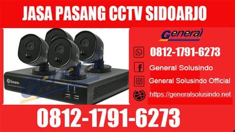 Jasa Pasang CCTV Krembung Sidoarjo General Solusindo