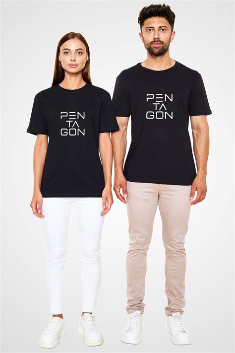 Pentagon K Pop Black Unisex T Shirt Tees Shirts