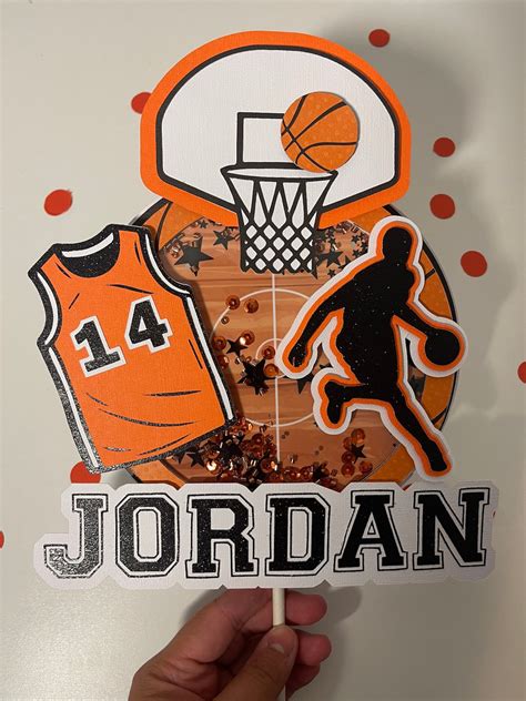 Basketball Court Cake Topper