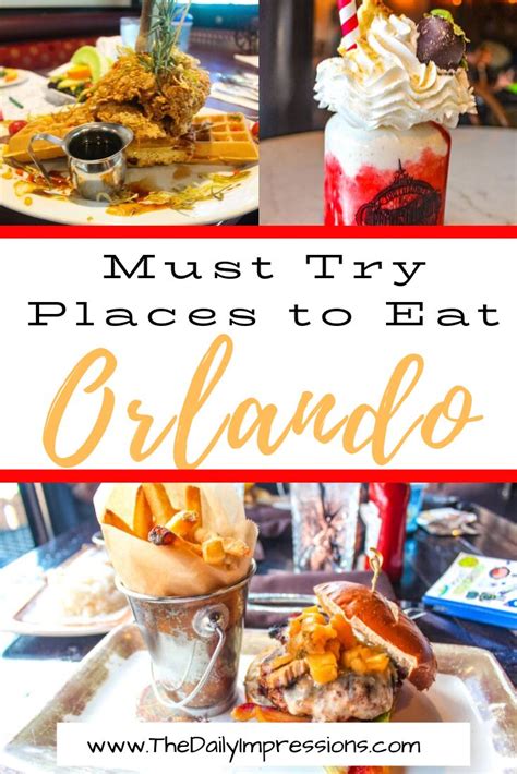 Must Try Places to Eat in Orlando