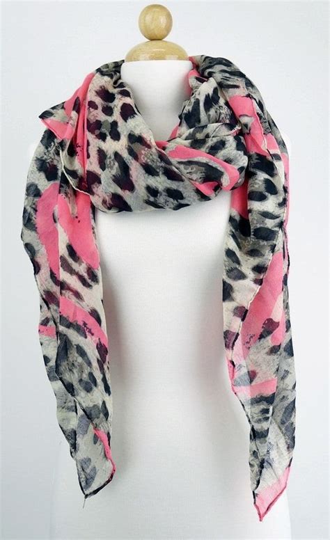 Hot Pink Leopard Print Scarf Super Affordable And Chic What Item In