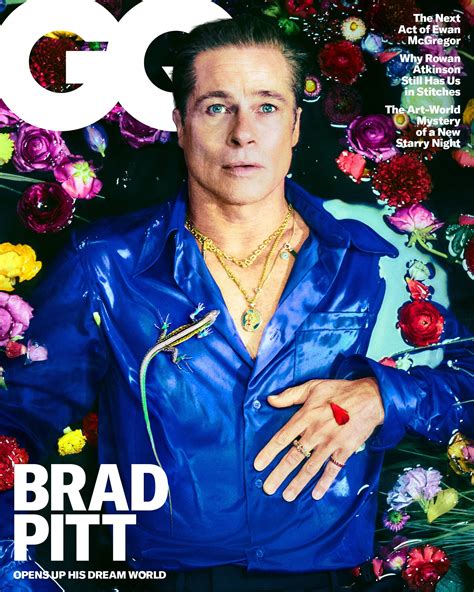 Gq Magazine Uk July 2022 Brad Pitt Cover Feature