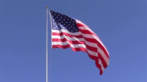 Unfurling American Flag In The Wind Stock Footage Video 3798773