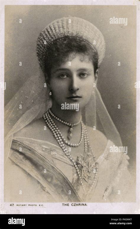 Empress Alexandra Feodorovna Of Russia Stock Photo Alamy