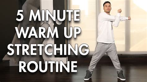 5 Minute Warm Up Stretching Routine Dance Tutorial Mihrantv Youtube