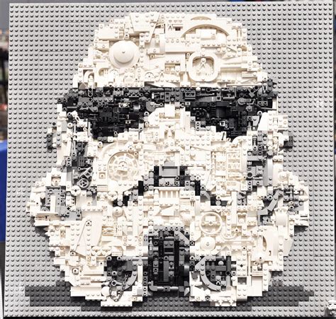 A Lego Stormtrooper Mosaic Xpost From Umyst33ry Rstarwars