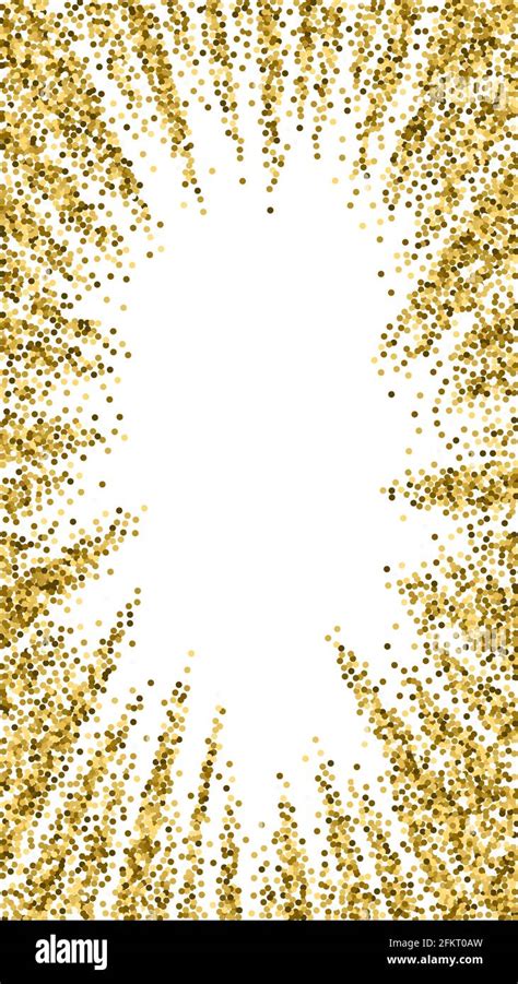 Round Gold Glitter Luxury Sparkling Confetti Scattered Small Gold