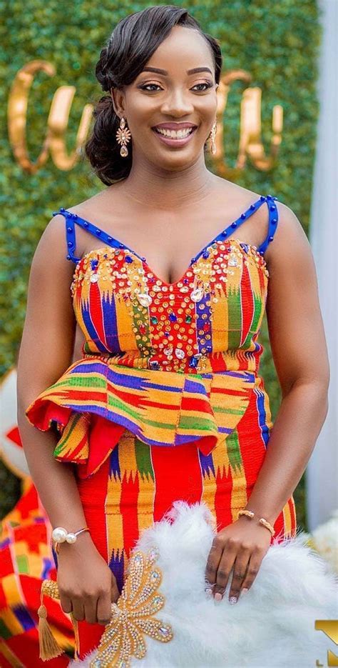 Kente Wedding Dress Kente Styles African Clothing Styles African Fashion Traditional