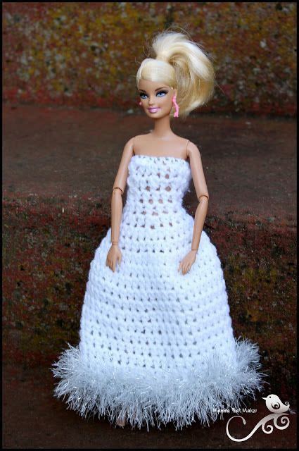 Barbie Month Ball Gown V Crochet Barbie Clothes Barbie