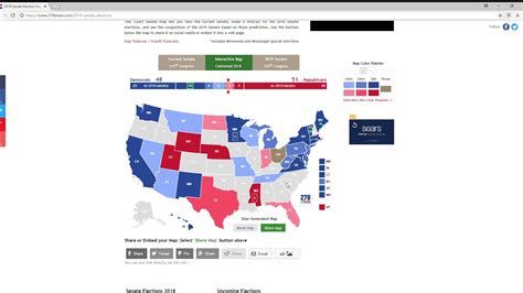 2018 Us Senate Election Predictions 6252018 Youtube