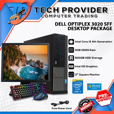 【computer Set Sale】dell Optiplex 3020 Sff Desktop Package Intel Core