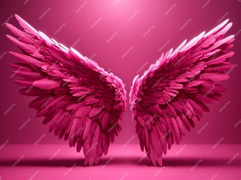 Premium Ai Image Angel Wings Background Digital Backdrop
