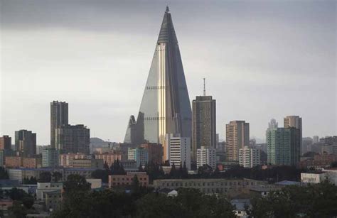 North Koreas Pyramid Shaped Hotel Of Doom Unveiled After