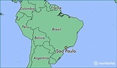 ¿Dónde está Sao Paulo, Brasil? - Atlas del Mundo