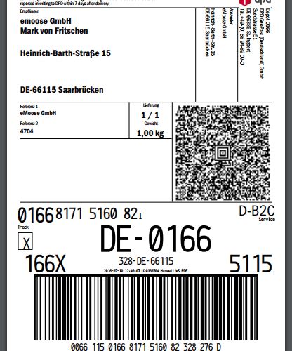 Dhl paketaufkleber download / dhl paketaufkleber zum ausdrucken pdf : Plugin - In WooCommerce ein DPD Versandetikett erstellen | emoose GmbH