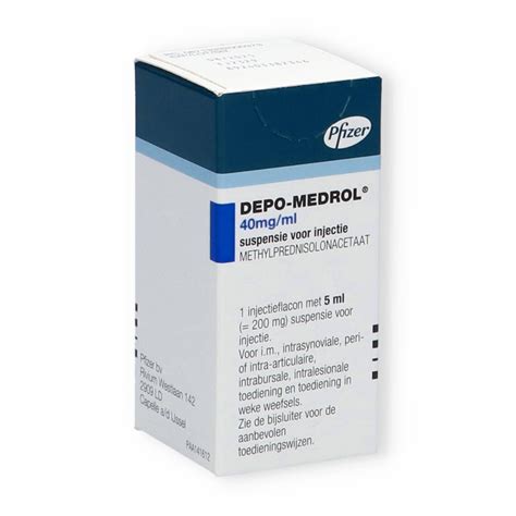 Pfizer Depo Medrol 40mgml 5ml