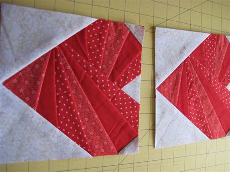 My First Paper Pieced Blocks Heart Quilt Pattern Paper Piecing