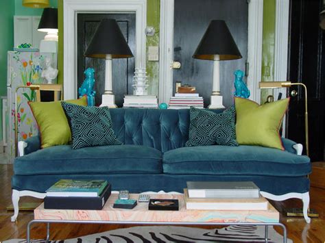 Blue And Green Living Rooms Exotic House Interior Designs